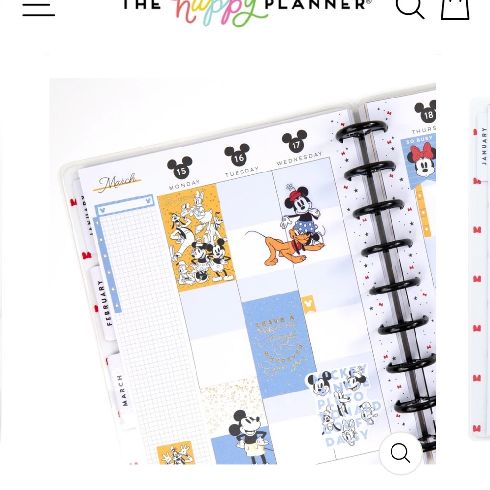 🥳HP🥳 Minnie Mouse Magical Moment Planner Bundle. - Picture 9 of 15